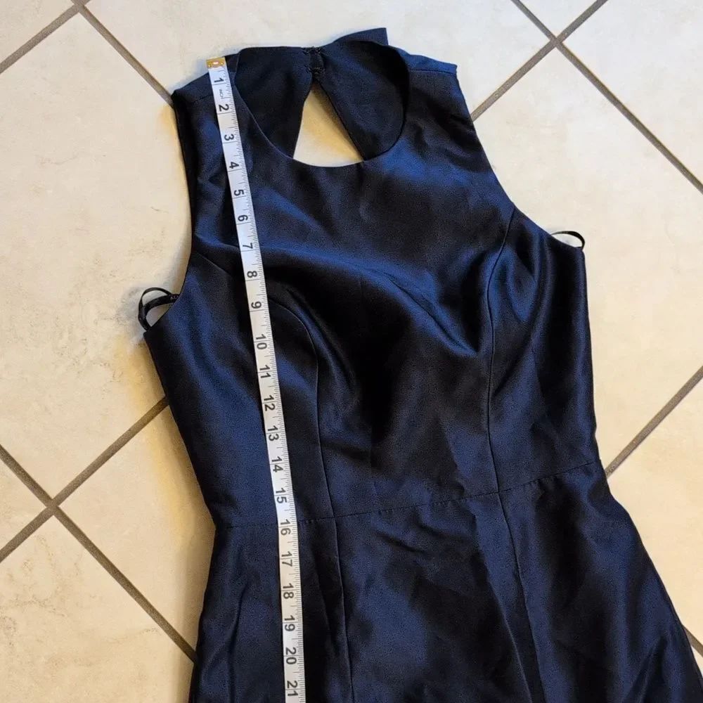 NWT Alfred Sung Maxi Gown Dress Jewel Neck Open Back Bow Size 2 - Picture 10 of 16